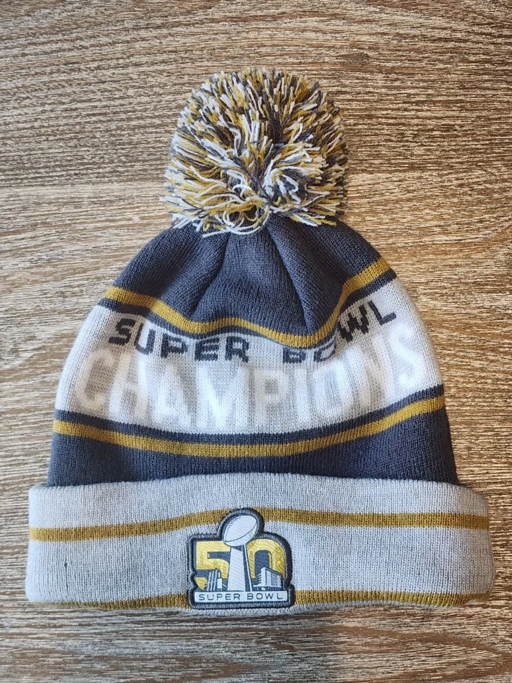 Denver Broncos Champions Super Bowl 50 Winter Beanie by New Era